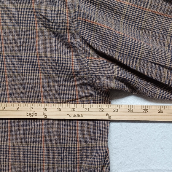 Tango by Max Raab flannel plaid shirt long sleeve Sz M - Picture 8 of 9